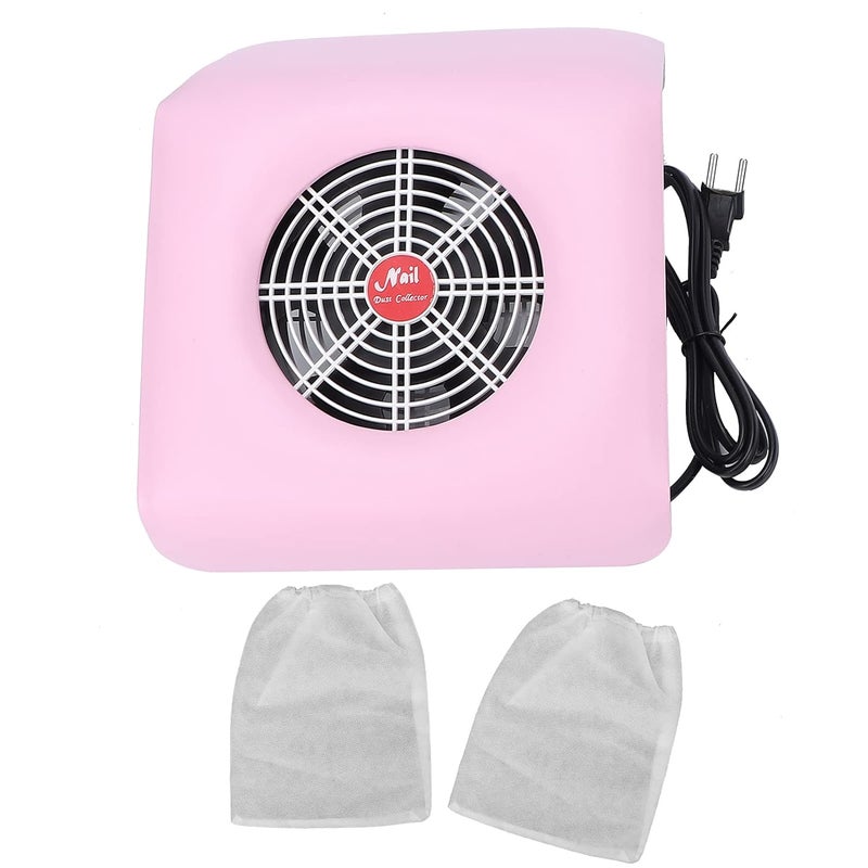 woobles Nail Dust Collector Machine, Upgraded Powerful Nail Dust Vacuum Extractor Suction Fan Manicure Machine for Acrylic Nails Removal (US) - Image 3